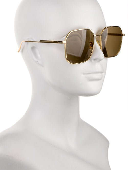 Bottega Veneta Square Tinted Sunglasses
