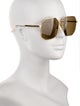 Bottega Veneta Square Tinted Sunglasses