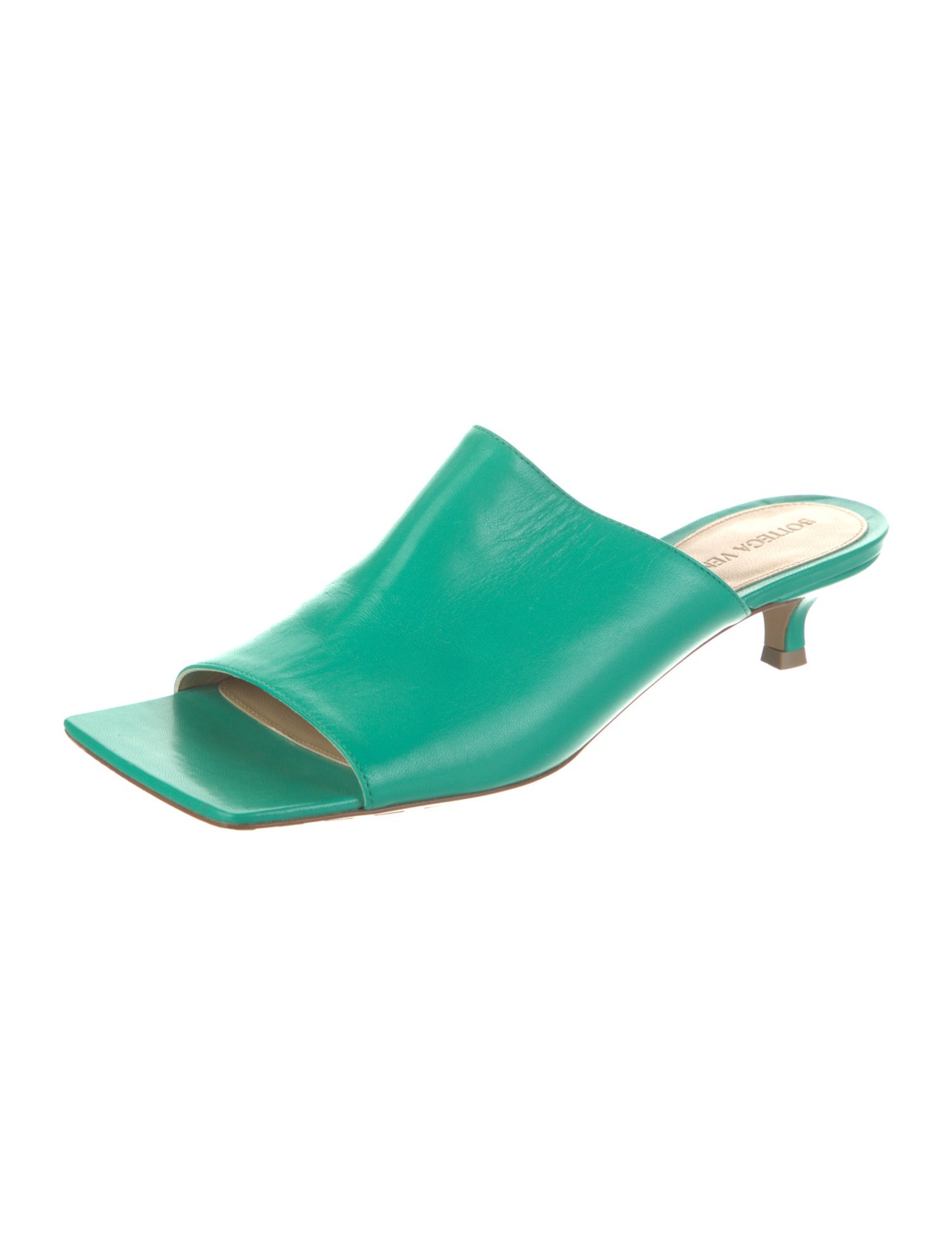 Bottega Veneta Leather Slides