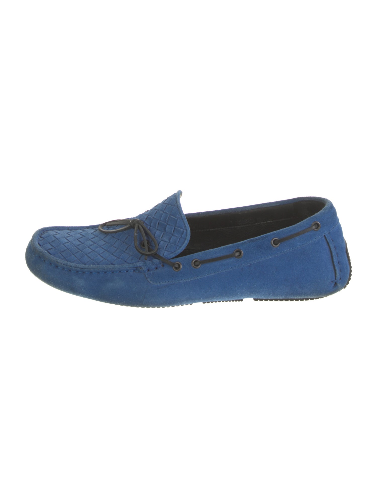 Bazilika Intrecciato Weave Suede Moccasins