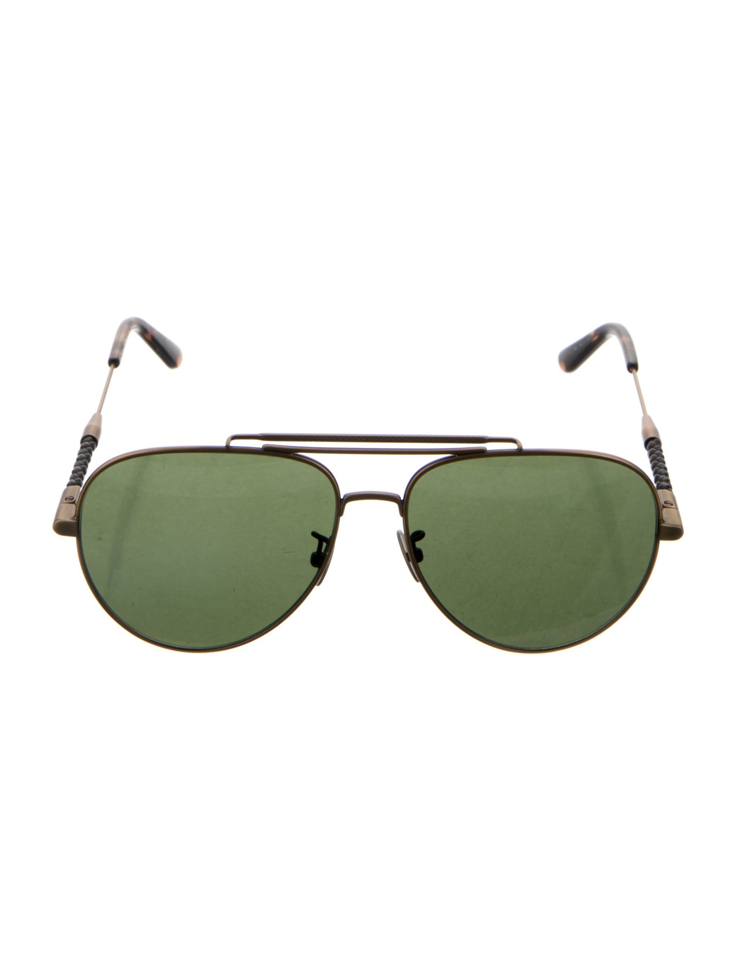 Bottega Veneta Aviator Tinted Sunglasses