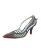 Bottega Veneta Intrecciato Weave Leather Slingback Pumps