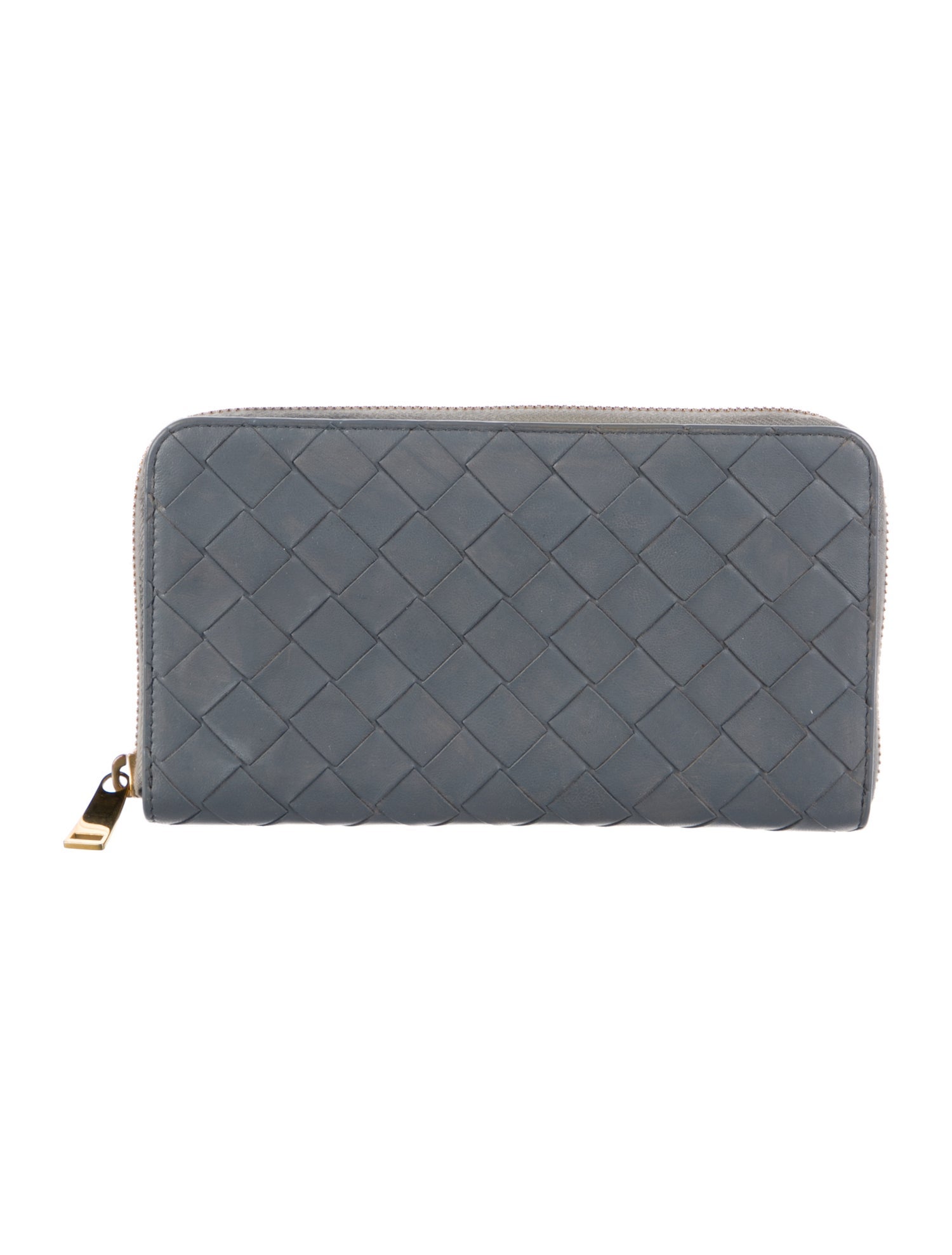 Bottega Veneta Intrecciato Weave Leather Continental Wallet
