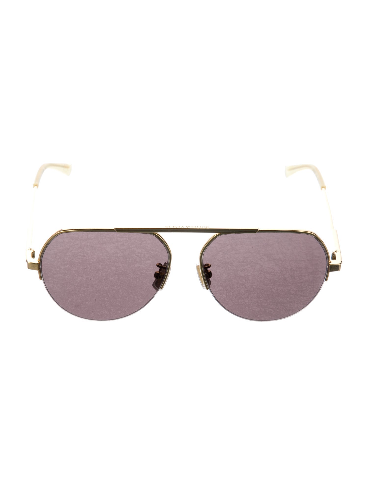 Bottega Veneta Aviator Tinted Sunglasses