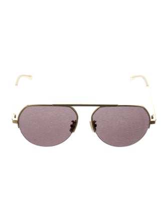 Bottega Veneta Aviator Tinted Sunglasses