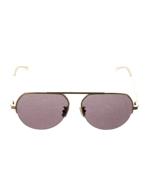 Bottega Veneta Aviator Tinted Sunglasses