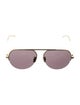 Bottega Veneta Aviator Tinted Sunglasses