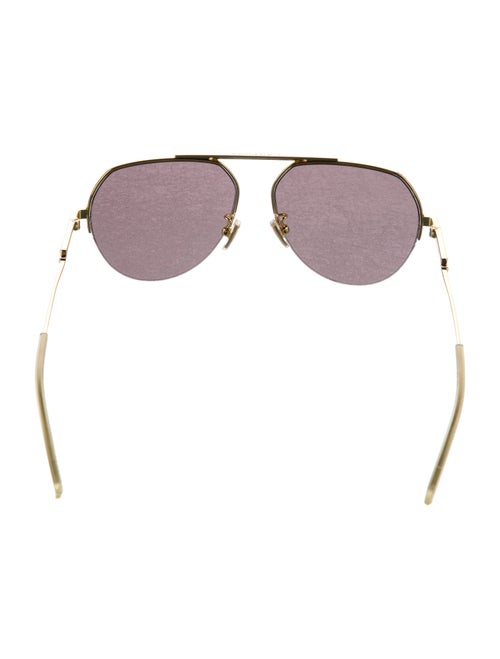 Bottega Veneta Aviator Tinted Sunglasses