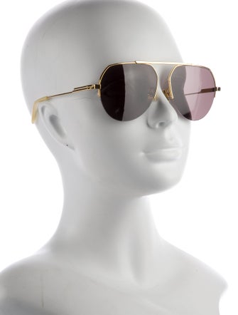 Bottega Veneta Aviator Tinted Sunglasses