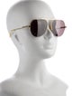 Bottega Veneta Aviator Tinted Sunglasses