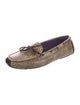 Bottega Veneta Leather Animal Print Moccasins