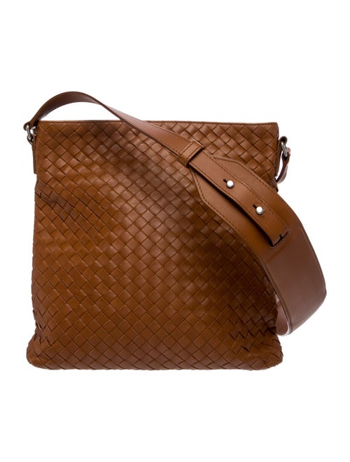 Bottega Veneta Leather Messenger Bag