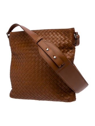 Bottega Veneta Leather Messenger Bag