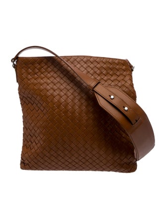 Bottega Veneta Leather Messenger Bag