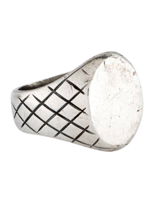 Bottega Veneta Engraved Signet Ring