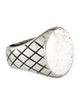 Bottega Veneta Engraved Signet Ring