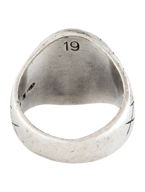 Bottega Veneta Engraved Signet Ring