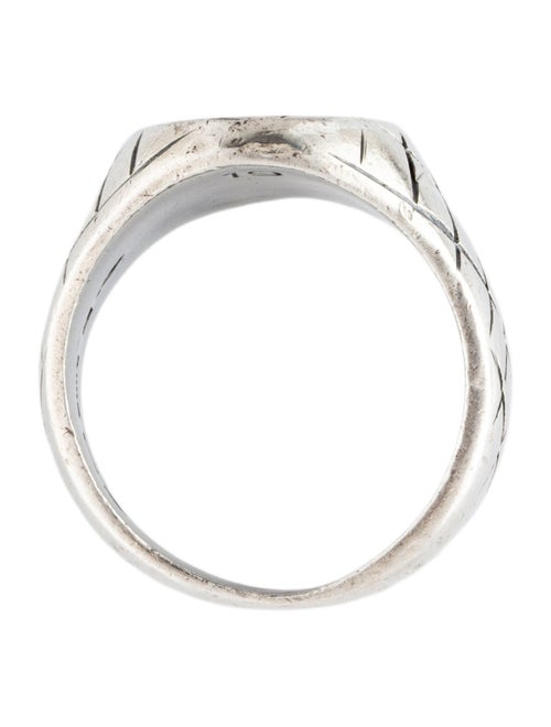 Bottega Veneta Engraved Signet Ring