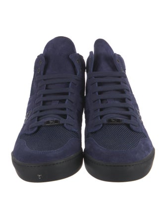 Bottega Veneta Intrecciato Weave Suede Sneakers
