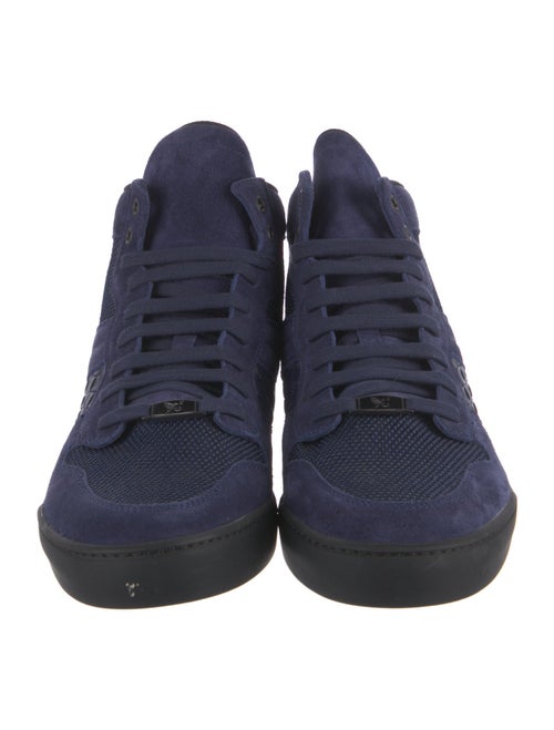 Bottega Veneta Intrecciato Weave Suede Sneakers
