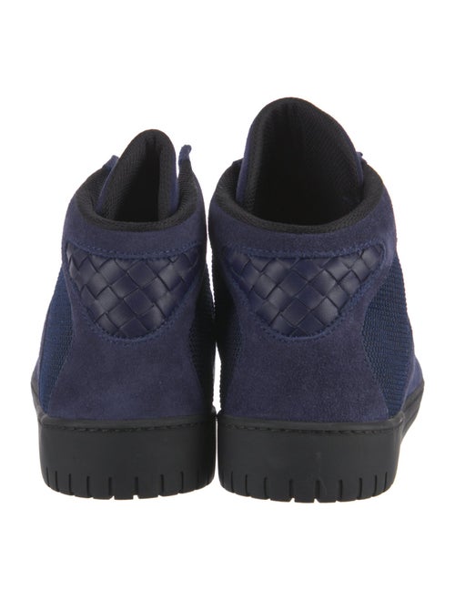 Bottega Veneta Intrecciato Weave Suede Sneakers