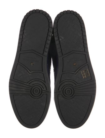 Bottega Veneta Intrecciato Weave Suede Sneakers