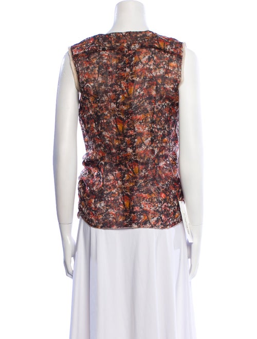 Bottega Veneta Silk Printed Blouse