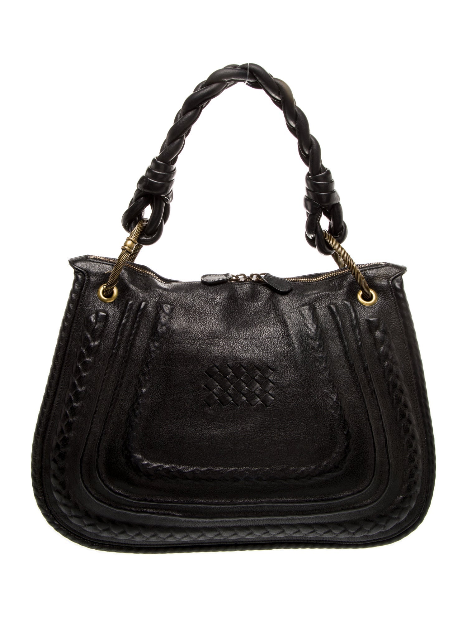 Bottega Veneta Intrecciato Shoulder Bag Vintage