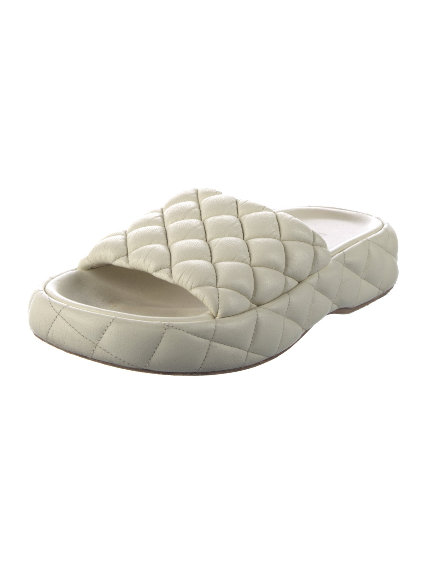 Bottega Veneta Leather Slides
