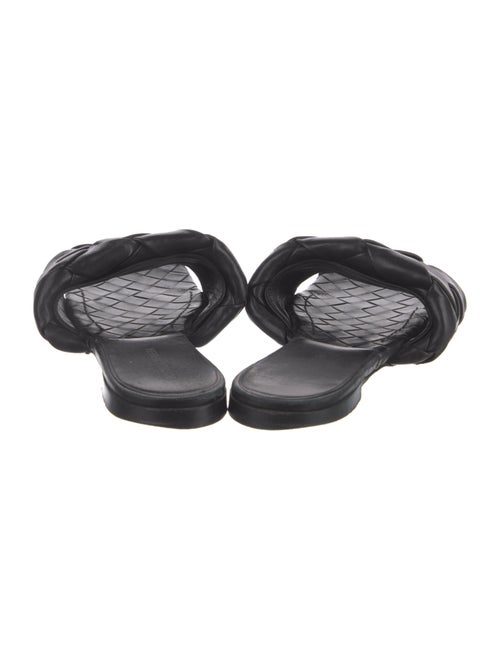 Bottega Veneta Intrecciato Weave Leather Slides