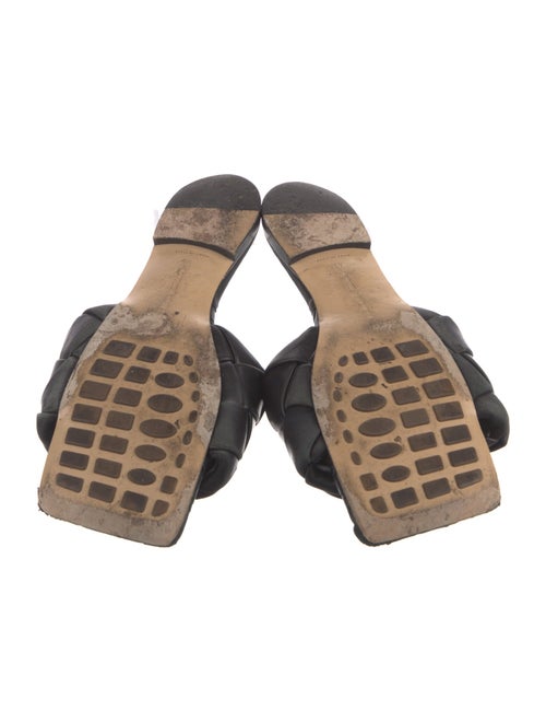 Bottega Veneta Intrecciato Weave Leather Slides