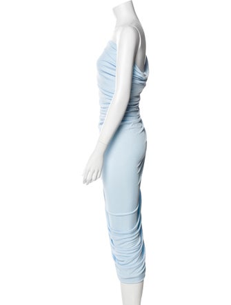 Bottega Veneta One-Shoulder Long Dress