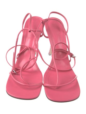 Bottega Veneta Leather T-Strap Sandals