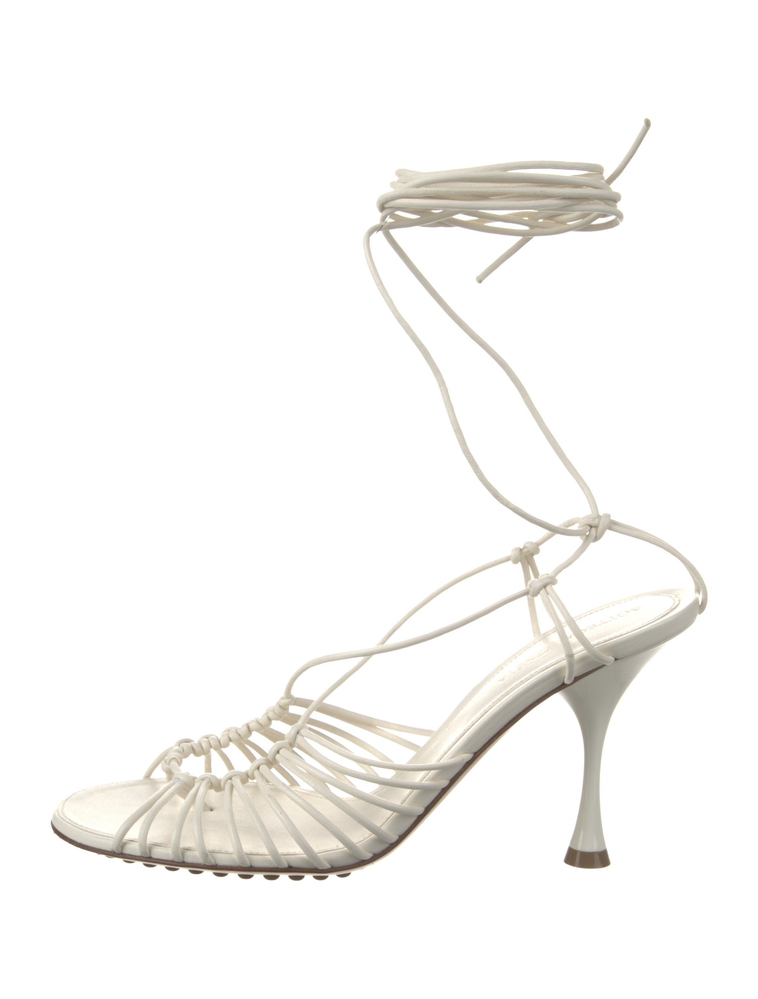 Bottega Veneta Leather Gladiator Sandals