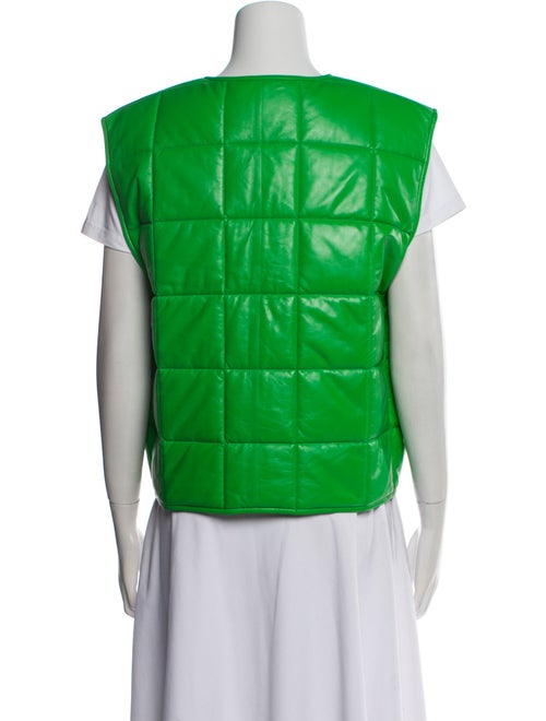 Bottega Veneta Leather Printed Vest