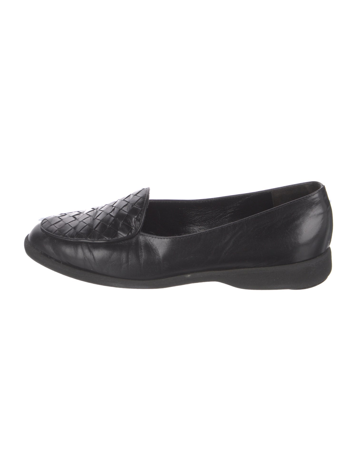 Bottega Veneta Vintage Intrecciato Weave Loafers