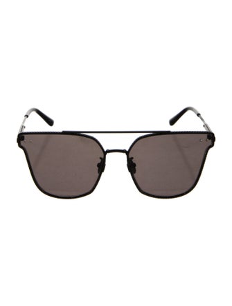 Bottega Veneta Intrecciato Weave Wayfarer Sunglasses