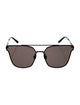Bottega Veneta Intrecciato Weave Wayfarer Sunglasses