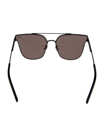 Bottega Veneta Intrecciato Weave Wayfarer Sunglasses