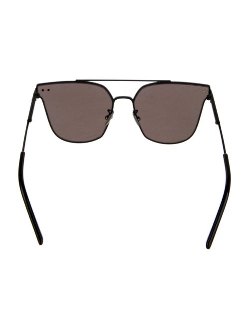 Bottega Veneta Intrecciato Weave Wayfarer Sunglasses