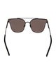 Bottega Veneta Intrecciato Weave Wayfarer Sunglasses