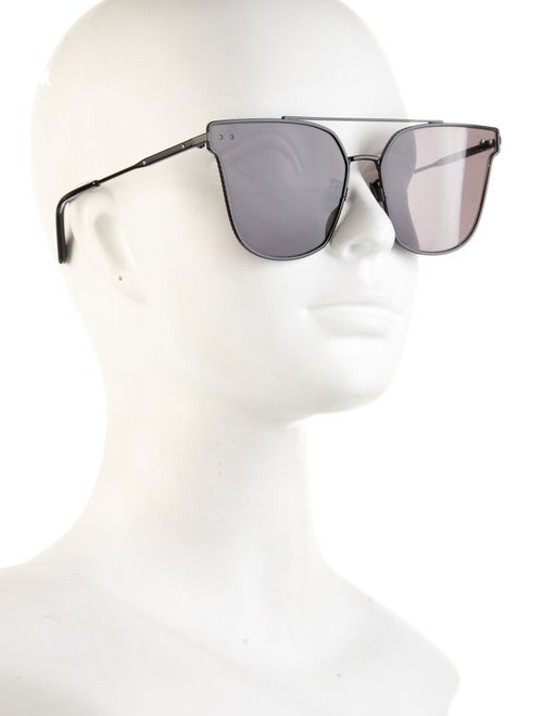 Bottega Veneta Intrecciato Weave Wayfarer Sunglasses