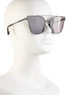 Bottega Veneta Intrecciato Weave Wayfarer Sunglasses