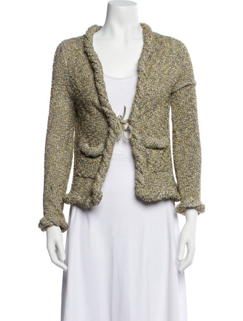 Bottega Veneta Tweed Pattern Evening Jacket