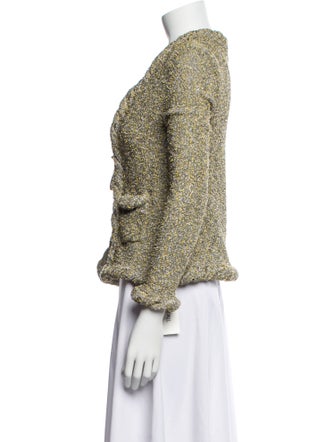 Bottega Veneta Tweed Pattern Evening Jacket