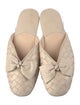 Bottega Veneta Leather Bow Accents Flats