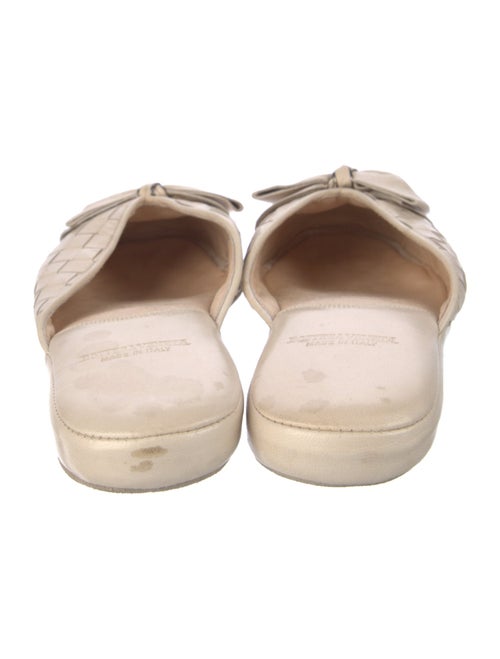 Bottega Veneta Leather Bow Accents Flats