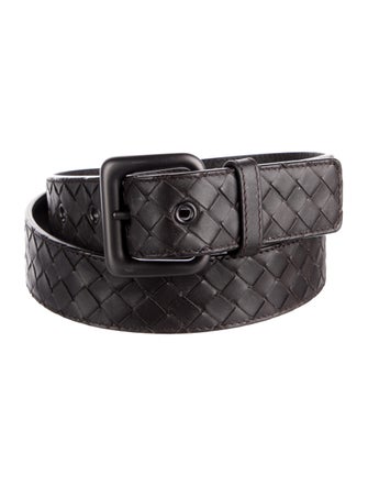 Bottega Veneta Intrecciato Weave Leather Waist Belt