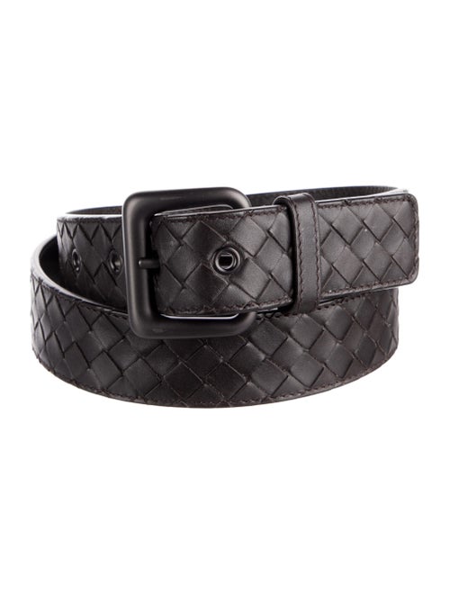 Bottega Veneta Intrecciato Weave Leather Waist Belt