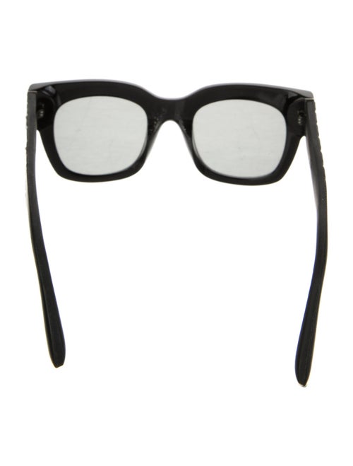 Bottega Veneta Intrecciato Weave Wayfarer Sunglasses